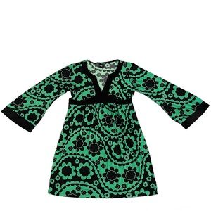 Short Retro Print Dress